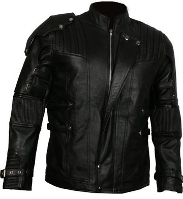 Star Lord Black Leather Jacket - Arvo