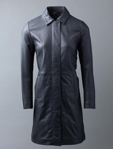Wishaw Leather Coat for Women - Arvo