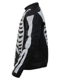 Skeleton Leather Jacket For Mens Motorcycle Bikers Costume - Arvo 