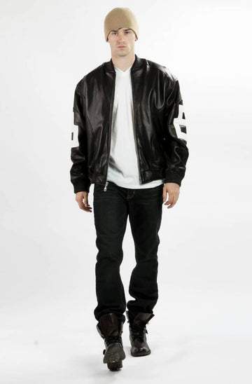 Michael Hoban 8 Ball Jacket Leather Black - Arvo 
