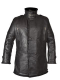 Black Bane leather coat inspired by the iconic Batman villain with rugged design

