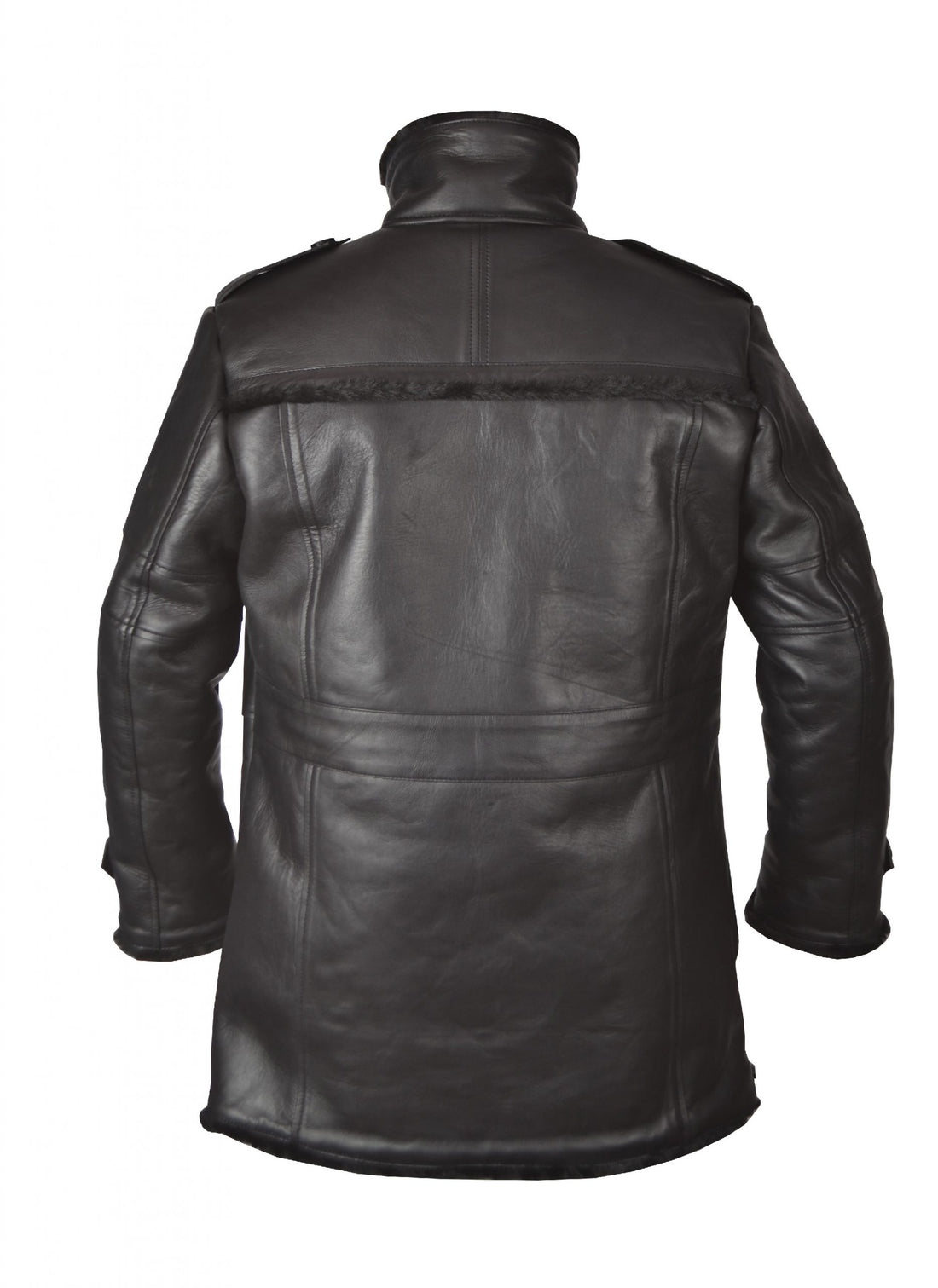 Black Bane leather coat inspired by the iconic Batman villain with rugged design

