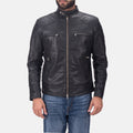 David Beckham Leather Motorcycle Jacket - Arvo 