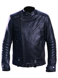 David Beckham Style Leather Jacket - Arvo 