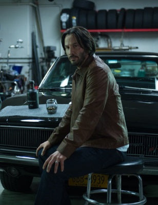 John Wick  Brown Leather Jacket - Arvo 