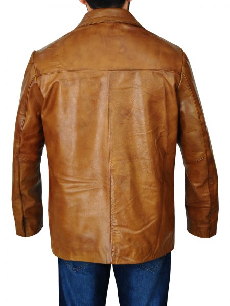 Leonardo DiCaprio Rick Dalton Leather Jacket - Arvo 