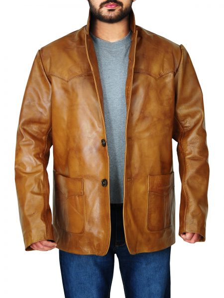 Leonardo DiCaprio Rick Dalton Leather Jacket - Arvo 