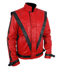 Michael Jackson Red Thriller Leather Jacket - Arvo 