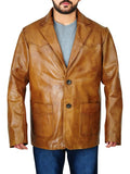 Leonardo DiCaprio Rick Dalton Leather Jacket - Arvo 