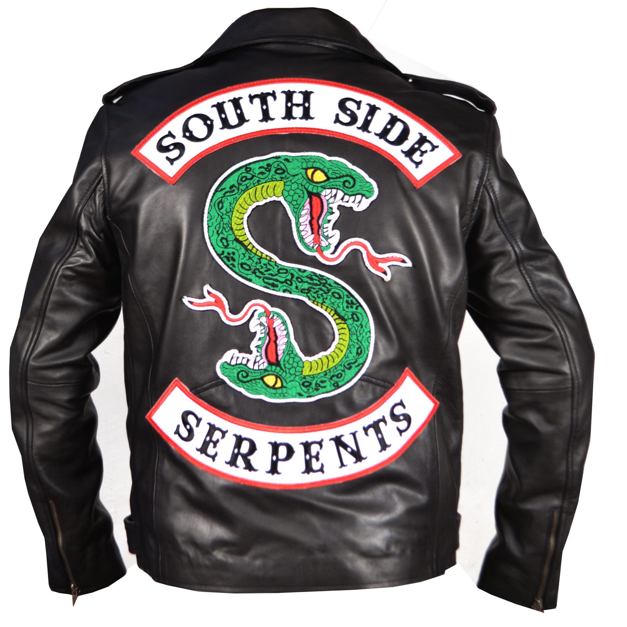 Jughead Jones Black Riverdale Southside Serpents Leather Jacket For Mens - Arvo 