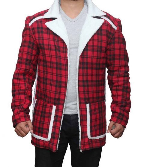 Red Flannel Jacket Mens - Arvo 