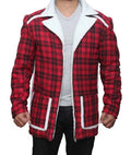 Red Flannel Jacket Mens - Arvo 