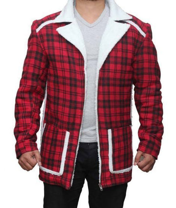Red Flannel Jacket Mens - Arvo 
