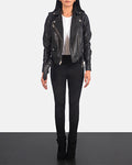 Front view of Bishopbriggs black biker jacket – rugged leather moto jacket for men in the USA

Bishopbriggs men’s biker jacket in black – edgy American fashion inspired by classic motorcycle gear

Close-up of zippers on Bishopbriggs black leather jacket – premium biker jacket for U.S. riders and fashion lovers

Model wearing Bishopbriggs black biker jacket – bold streetwear look for men in the United States

Back of Bishopbriggs biker jacket in black – durable men’s leather outerwear with USA-inspired desig