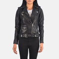 Front view of Bishopbriggs black biker jacket – rugged leather moto jacket for men in the USA

Bishopbriggs men’s biker jacket in black – edgy American fashion inspired by classic motorcycle gear

Close-up of zippers on Bishopbriggs black leather jacket – premium biker jacket for U.S. riders and fashion lovers

Model wearing Bishopbriggs black biker jacket – bold streetwear look for men in the United States

Back of Bishopbriggs biker jacket in black – durable men’s leather outerwear with USA-inspired desig