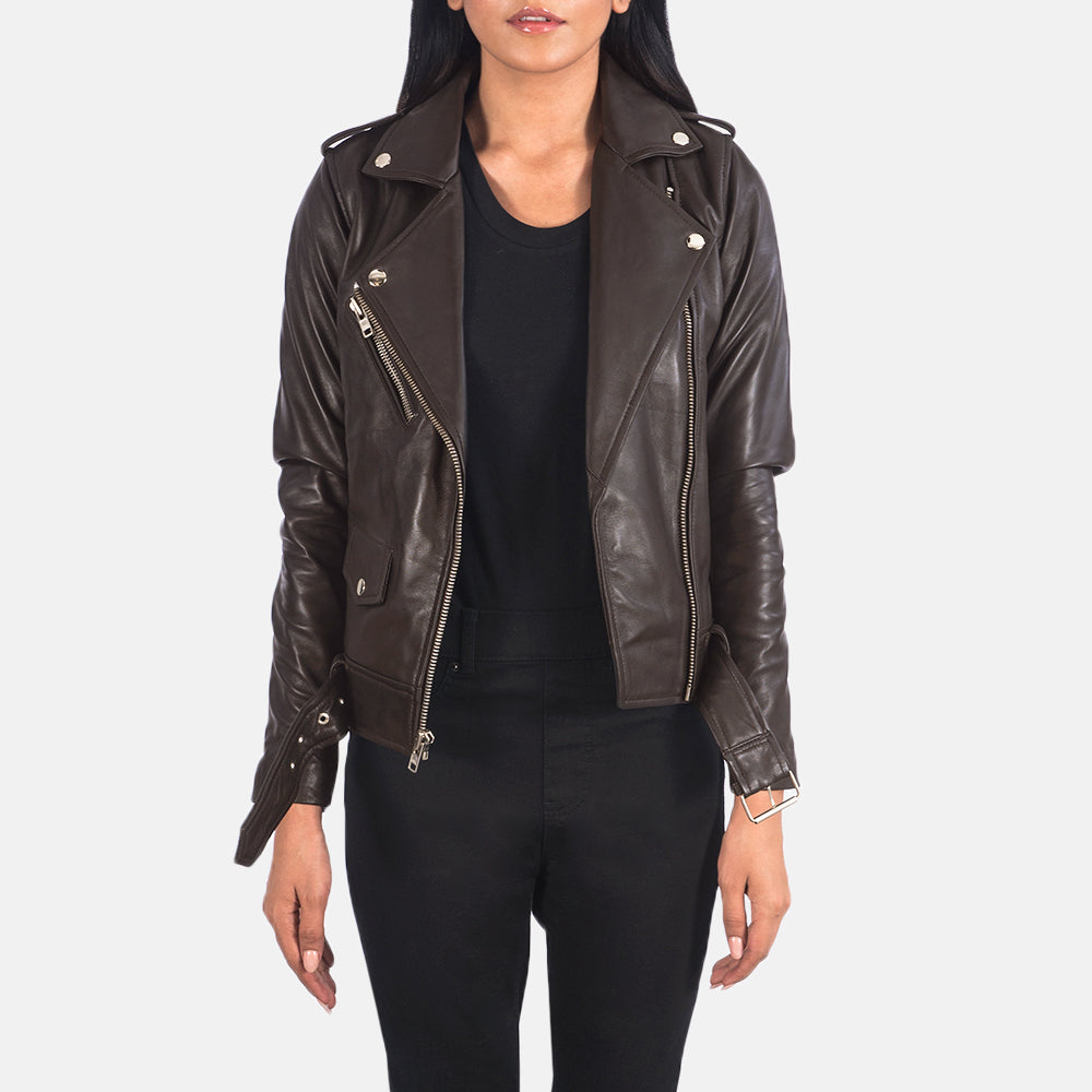 Front view of Broxburn brown moto jacket – stylish men’s leather biker jacket for USA customers

Broxburn men’s moto jacket in brown – vintage-inspired motorcycle outerwear made for American riders

Close-up of distressed leather on Broxburn brown moto jacket – durable men’s riding jacket for U.S. streetwear

Model wearing Broxburn brown leather moto jacket – classic American moto style for men

Back of Broxburn brown moto jacket – handcrafted leather jacket for motorcycle enthusiasts in the USA

