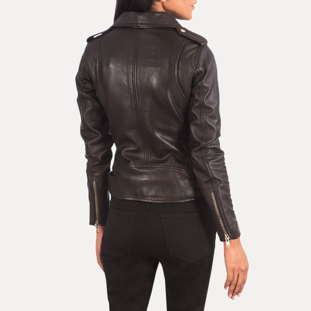Front view of Broxburn brown moto jacket – stylish men’s leather biker jacket for USA customers

Broxburn men’s moto jacket in brown – vintage-inspired motorcycle outerwear made for American riders

Close-up of distressed leather on Broxburn brown moto jacket – durable men’s riding jacket for U.S. streetwear

Model wearing Broxburn brown leather moto jacket – classic American moto style for men

Back of Broxburn brown moto jacket – handcrafted leather jacket for motorcycle enthusiasts in the USA

