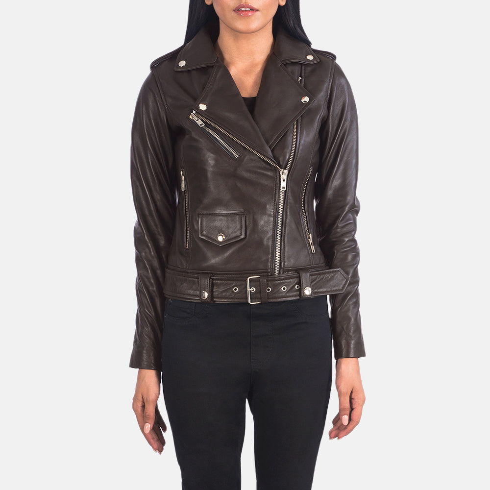 Front view of Broxburn brown moto jacket – stylish men’s leather biker jacket for USA customers

Broxburn men’s moto jacket in brown – vintage-inspired motorcycle outerwear made for American riders

Close-up of distressed leather on Broxburn brown moto jacket – durable men’s riding jacket for U.S. streetwear

Model wearing Broxburn brown leather moto jacket – classic American moto style for men

Back of Broxburn brown moto jacket – handcrafted leather jacket for motorcycle enthusiasts in the USA

