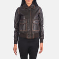 Front view of Bearsden brown bomber jacket – classic men’s outerwear for fall and winter in the USA

Bearsden men’s leather bomber jacket in brown – timeless American aviation-inspired fashion

Side profile of brown Bearsden bomber jacket – premium leather jacket for U.S. men

Close-up of brown leather texture on Bearsden bomber jacket – durable and stylish outerwear made for American lifestyles

Model wearing Bearsden brown bomber jacket – casual leather look for men in the United States

