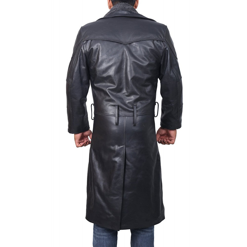 Ryan Gosling Blade Runner Trench Leather  Coat - Arvo 
