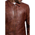 John Wick  Brown Leather Jacket - Arvo 