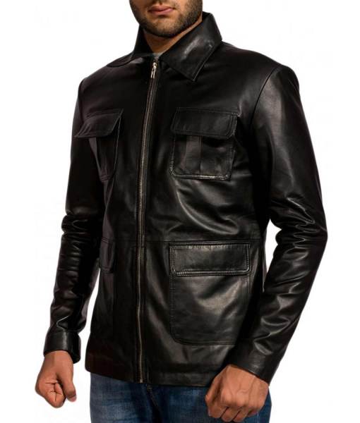 Vampire Diaries Damon Salvatore Leather Jacket - Arvo 