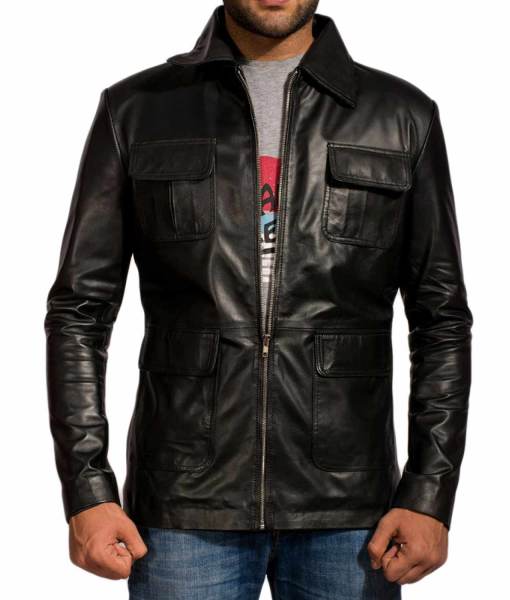 Vampire Diaries Damon Salvatore Leather Jacket - Arvo 