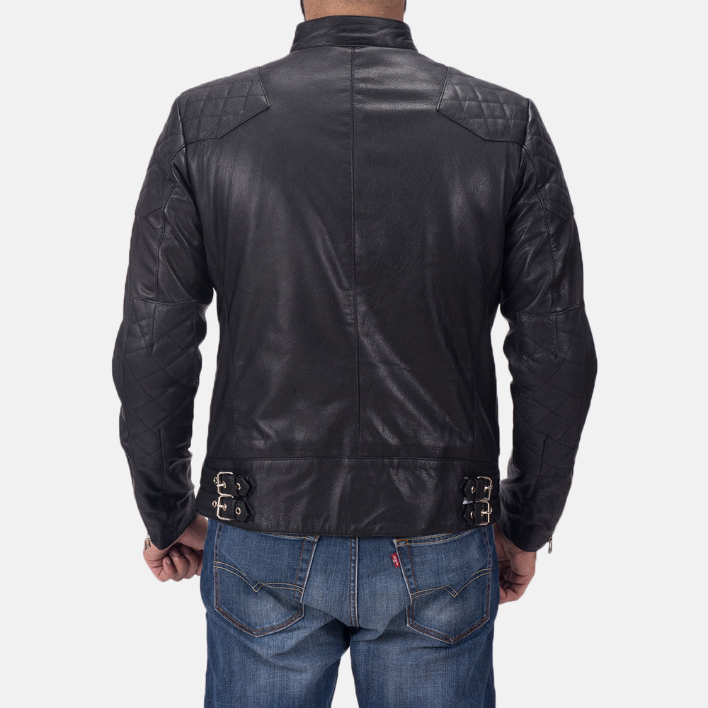 David Beckham Leather Motorcycle Jacket - Arvo 