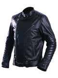 David Beckham Style Leather Jacket - Arvo 