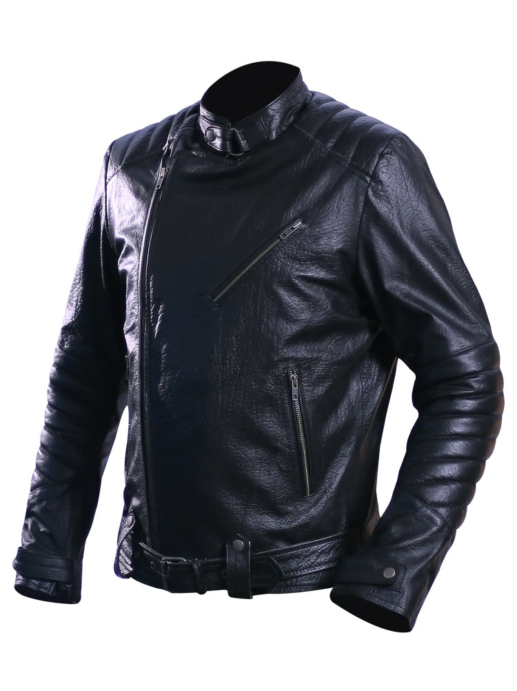 David Beckham Style Leather Jacket - Arvo 