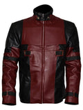 Deadpool Leather Jacket Front View