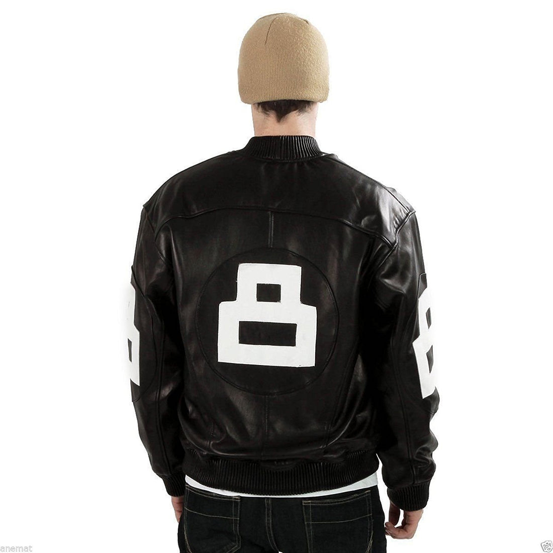 Michael Hoban 8 Ball Jacket Leather Black - Arvo 