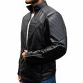 Superman Man Of Steel Leather Jacket Black - Arvo 