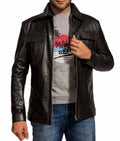 Vampire Diaries Damon Salvatore Leather Jacket - Arvo 