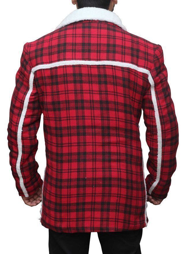Red Flannel Jacket Mens - Arvo 